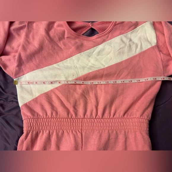 Vintage jumpsuit pink and white size 10 Sears Fashion - Picture 5 of 7